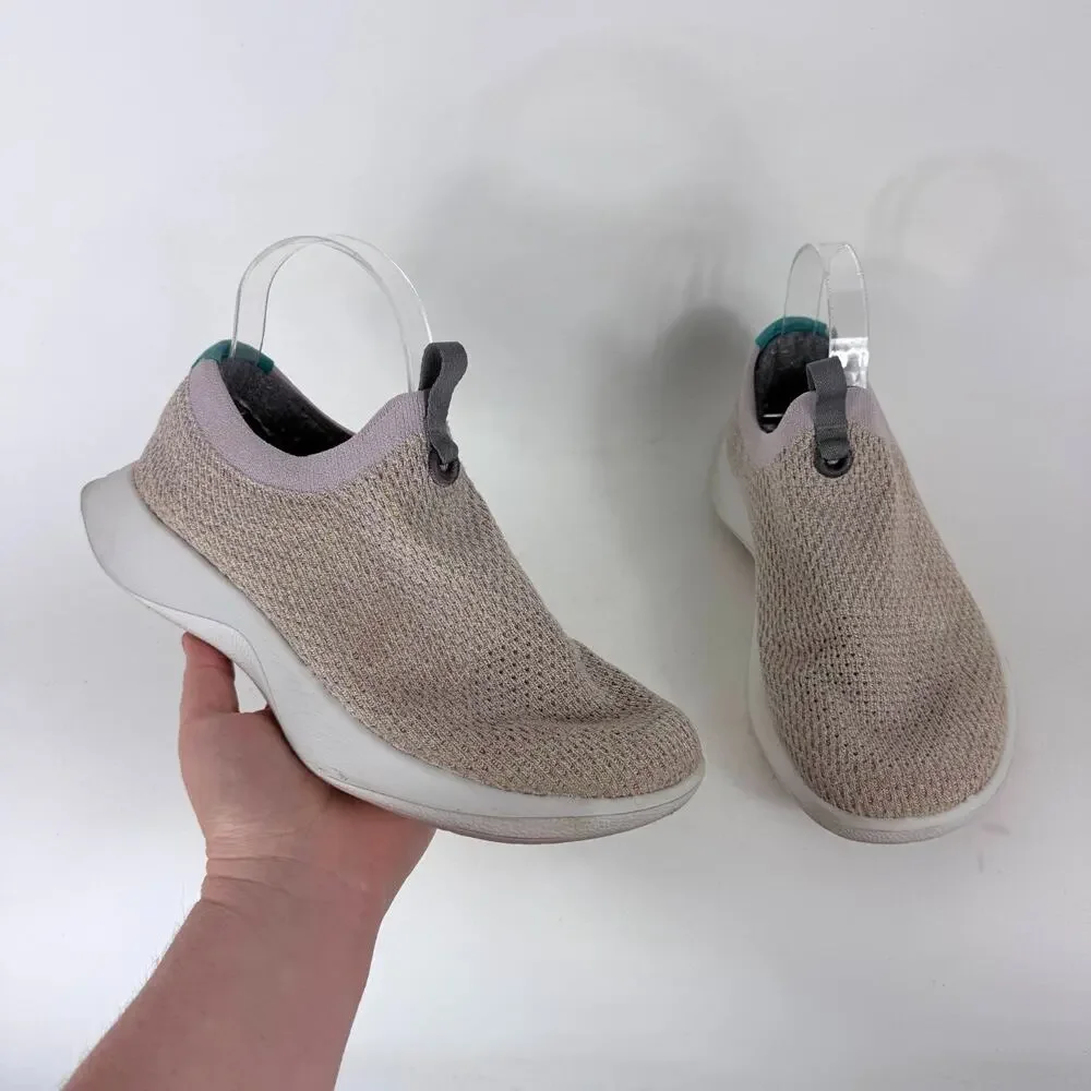 Allbirds Tree Dasher Relay Running Sneakers Women's 8 Purple Slip-On Low Top